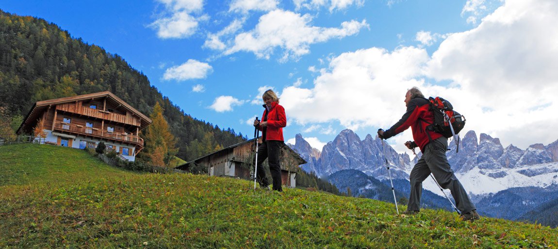 Wandern in den Dolomiten - Naturpark Puez Geisler